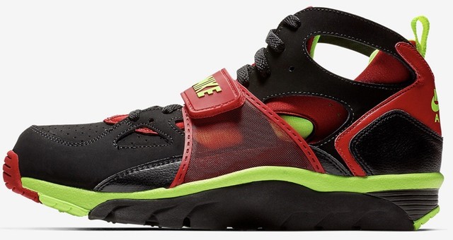 Size 10 5 Nike Air Trainer Huarache Red Volt 18 For Sale Online Ebay