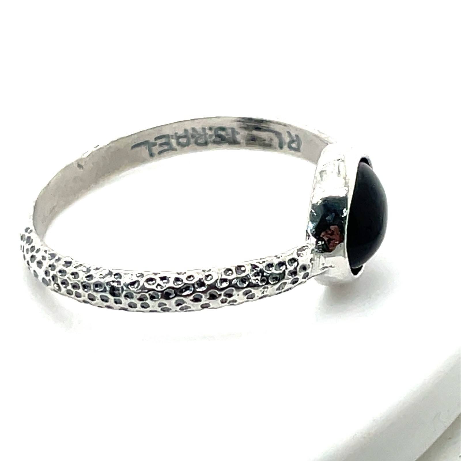 925 Sterling Silver Bezel Set Multi Gem Trio Stac… - image 12