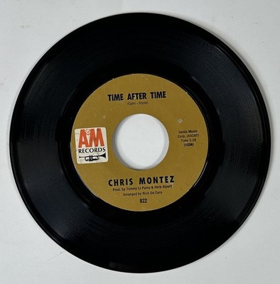 Chris Montez Time After Time / Keep Talkin' Vinyl 45 7'' Single Record  EX Cond