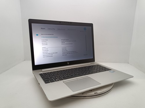 HP EliteBook 850 G6, 15,6" (i5-8265U, 4GB RAM, Boot To Bios) OHNE HD/ADAPTER #91