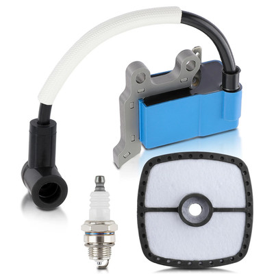 Ignition Coil For Echo SRM-225, PAS-225 + More REPL A411001690 w/ spark plug