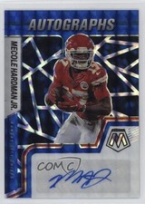 2022 Panini Mosaic Blue Prizm /99 Mecole Hardman Jr #AM-MH Auto 07d9