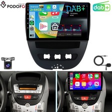 DAB+ Für Toyota Aygo Citroen C1 Peugeot 107 Android 15 Autoradio GPS NAVI WIFI
