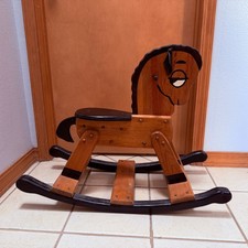 Vintage Style Wooden Rocking Horse