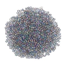 2000Pcs Glass Seed Beads 2mm Mini Glass Seed Spacer Bead Gray