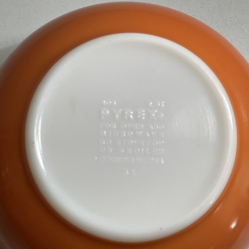 Vintage Pyrex Autumn Harvest Wheat Pattern Nexting Mixing Bowl #403 2.5 Liter - Picture 8 of 8