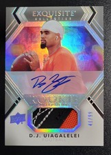 D J Uiagalelei 2022 Exquisite Collection RC Patch Auto  RPA /99