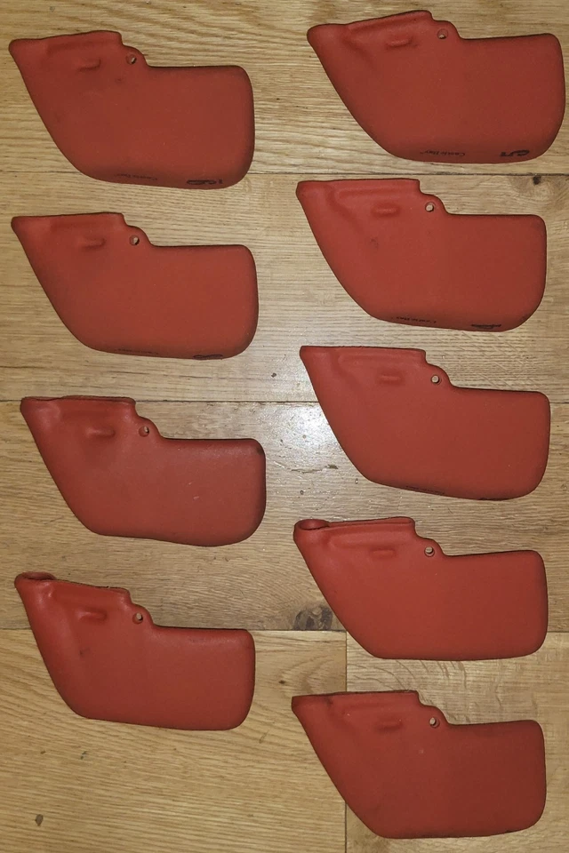 ¡Juego de 9! Cubiertas para cabeza de palos de golf Castle Bay de goma roja # PW, 2,3,4,5,6,7,8,9 Foto 2 de 4