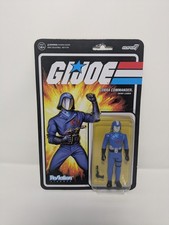 G.I. Joe Cobra Commander Super7 Reaction Action Figure New Selaed