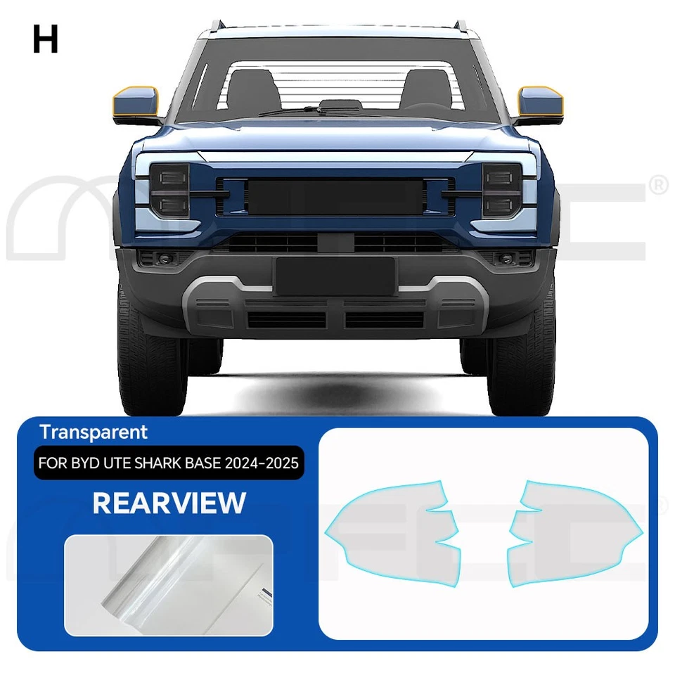 For BYD SHARK 2024 2025 PRO Full Front PreCut PPF Kit Paint Protection Gloss TPU - Image 2 of 4