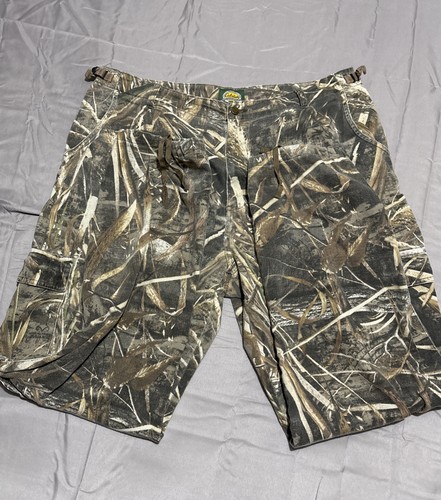 Cabelas Realtree Max 5 Camo Pants Mens 40x31 Adjustable Waist Waterfowl Hunting - Picture 19 of 23