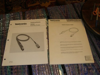 Tektronix P6302 Current Probe Instruction Manual 2 of 2 + P6063B passive probe