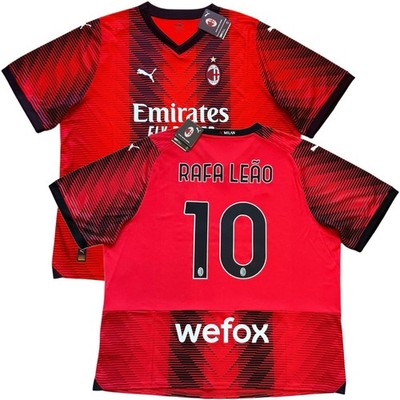 2023/24 AC Milan Home Jersey #10 Rafael Leao 3XL Puma ROSSONERI