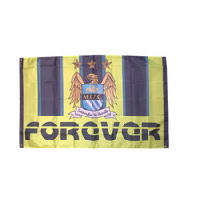 Forever 5x3ft Polyester Flag – Manchester City Inspired - Oasis - Football
