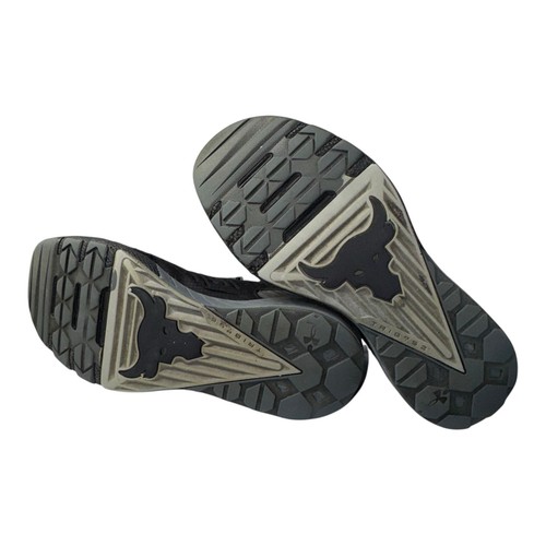 Size 10.5 - Under Armour Project Rock 3 Black Pitch Grey - Picture 13 of 16