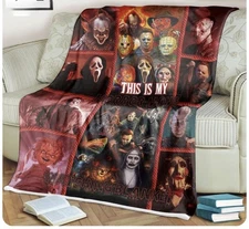 This is My Horror Movie Watching Blanket 60 x 80