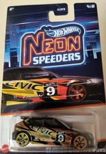Hot Wheels Neon Speeders 1999 Honda Civic Type R Ek9 164 Diecast Unopened