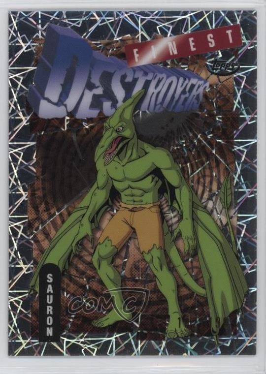 2025 Topps Finest X-Men '97 Common Bronze Laser Refractor /199 Sauron #48 0b7