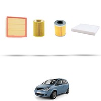 Hoffcar Set Service - 4 Filter Kompatibel Mit Opel Meriva A 1.7 Cdti 92Kw Von