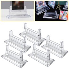 Acrylic Trading Card Display Stands Clear for Magnetic Card Holders Display Base