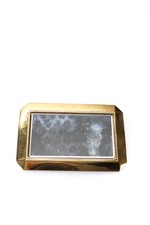 Norell Vintage Gold Tone Purse Handheld Mirror LL19LL