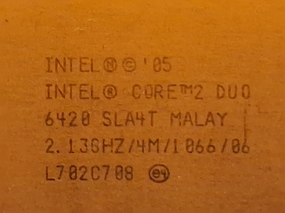 Processor Intel Core 2 Duo E6420 2.13 ghz / socket 775 - Image 2 of 3