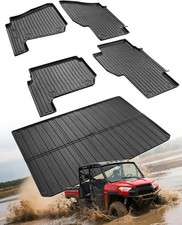 Floor Mats Bed Mat Accessories for Polaris Ranger Crew 1000 XP 2019-2026 All