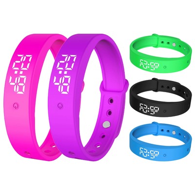 Vibrating Wrist Alarm Clock Silent Vibrating Timer Clock 3 Alarms Daily