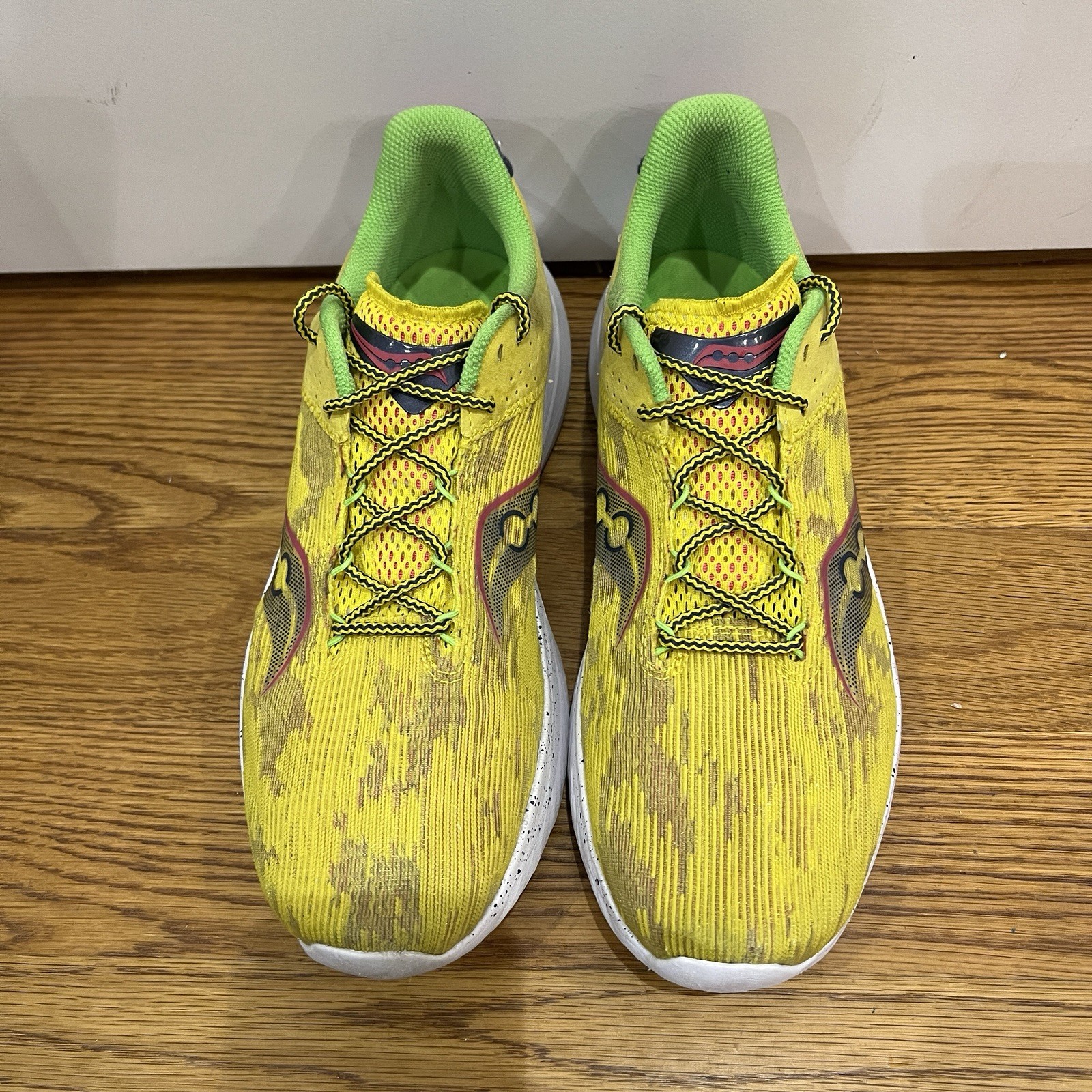 Saucony Men's Kinvara 14 Sneaker Citron Size 10 thumbnail 4