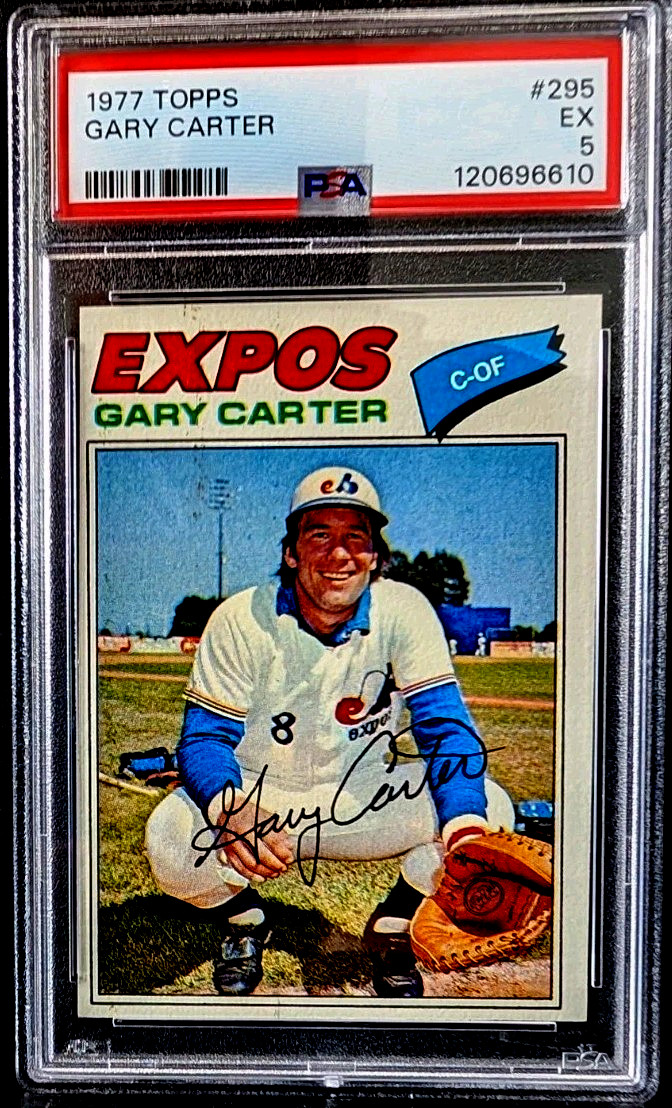 1977 Topps Gary Carter #295 PSA 5 EX Montreal Expos HOF Catcher