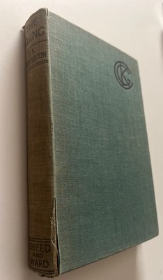 THE THING by Gk Chesterton, First Edition 1929, Cloth Hardcover, Sheed & Ward