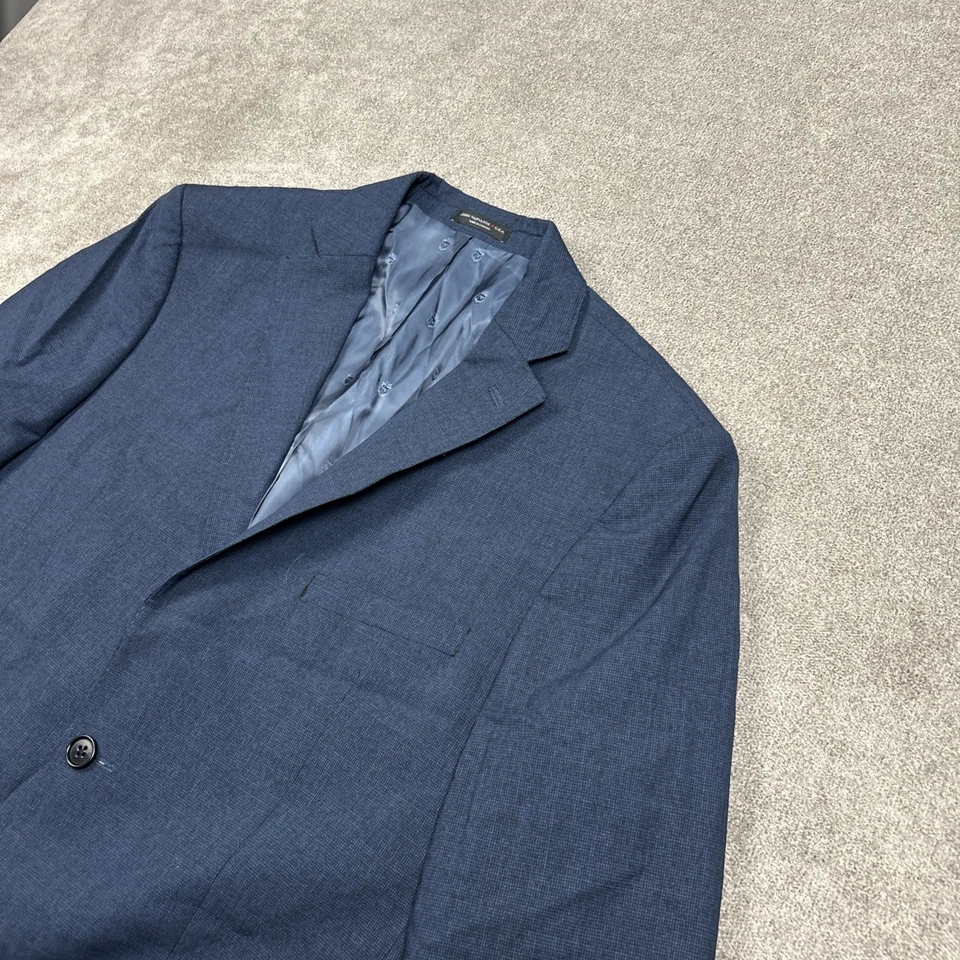 Chaqueta Abrigo John Varvatos Blazer Hombre 42R Azul Zignone Italia Super 120s Lana Foto 2 de 4