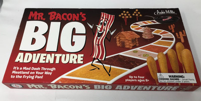Mr. Bacon's Big Adventure Board Game   Archie McPhee   2009   Complete