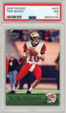 2000 Pacific Tom Brady #403 PSA 7