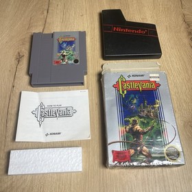 Castlevania 1 - Nintendo Nes - Cib - Semi Sealed - MINT Cartridge - Authentic