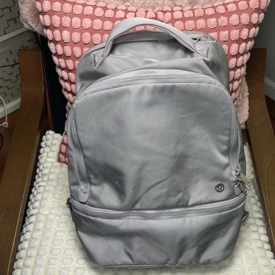 LULULEMON City Adventurer Backpack 20L Seal Grey Nylon Travel Gym Laptop Bag