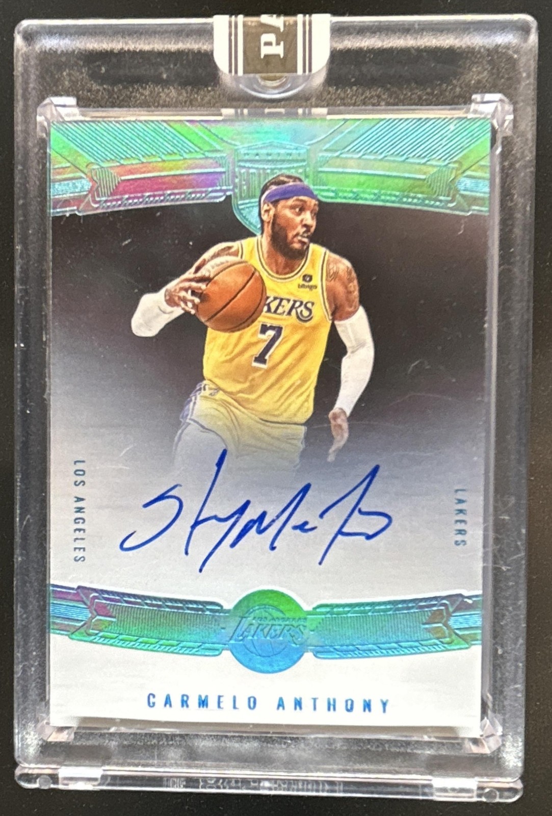 2025 Panini Black Box Carmelo Anthony 2021-22 Panini Eminence Auto #1/1