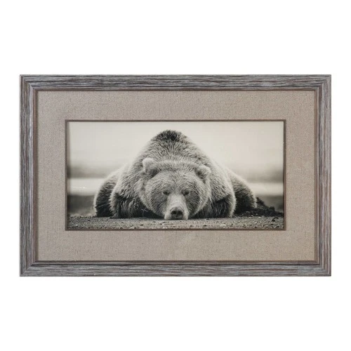 Uttermost - Wall Art - Art - Deep Sleep - 50.13 inch Bear Print - 50.13 inches - Picture 1 of 4