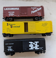 n scale boxcars 40 & 50ft