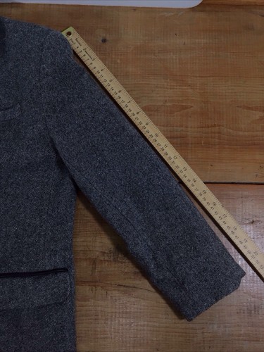 Vintage Pendleton Blazer Jacket Women's 12 Gray 100% Wool Made in USA - Picture 17 of 19