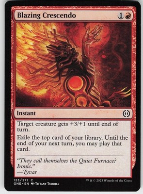 BLAZING CRESCENDO 123 C NEAR MINT