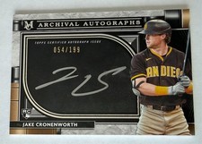 Jake Cronenworth Rookie Auto (54/199) | 2021 Topps Museum | Card # AA-JC. rookie card picture
