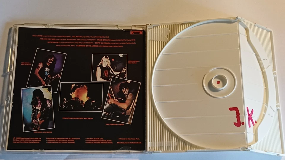 Rarität: Slayer 'Hell Awaits' original CD 1985 - Bild 4 von 4
