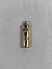 Mezuzá Judá Hebrea con Estrella de David + Colgante Interior Oración Tono Dorado