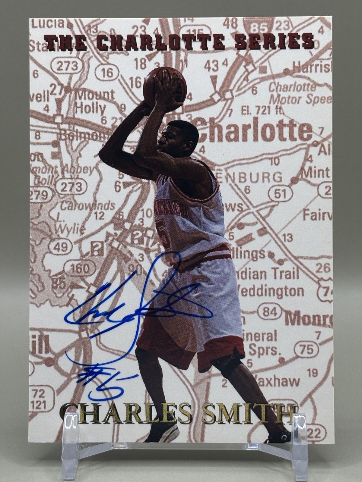 1997 Genuine Article Charles Smith The Charlotte Series Auto /5000 - New Mexico