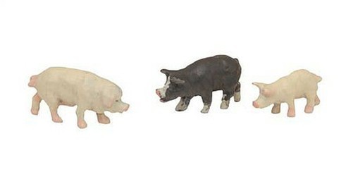TomyTec 267799 N Scale Pigs pkg(3)