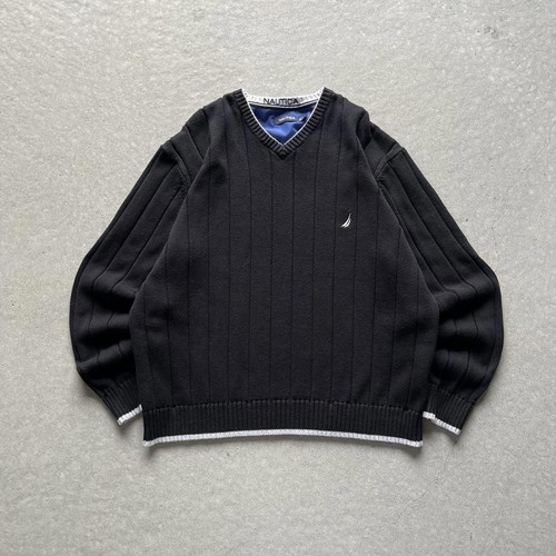 Vintage Y2K Black Nautica Sweater