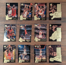 1996 UD Jordan Collection Complete 24- Card Set w/ Box *Jumbo Cards 3.5 x 5 in*