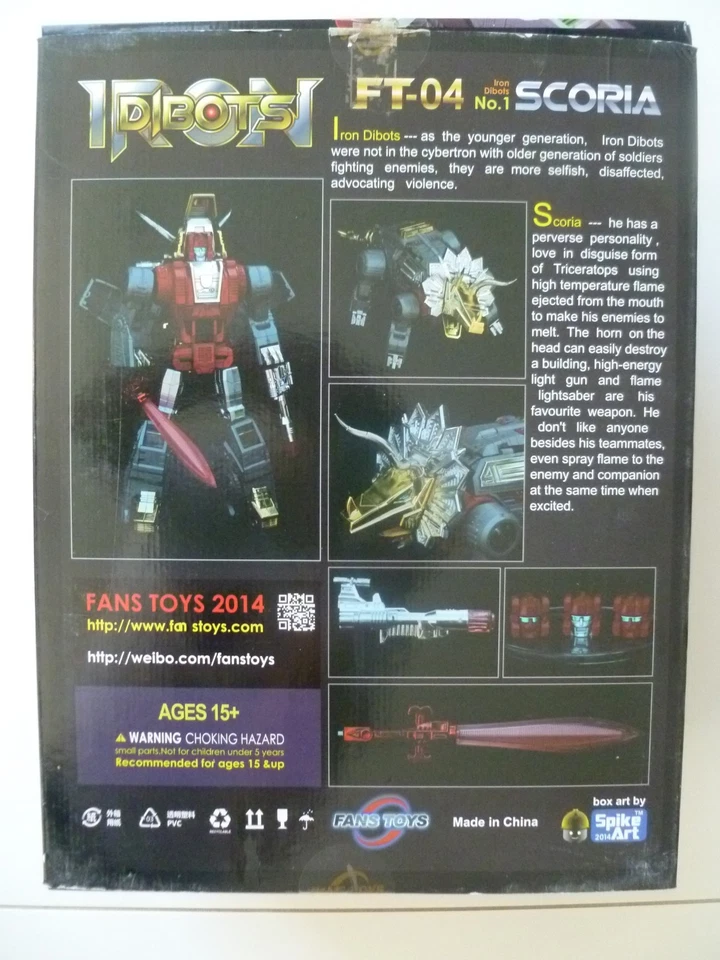 FansToys FT-04 Scoria Masterpiece G1 Slag 2014 Third Party - Photo 2/4