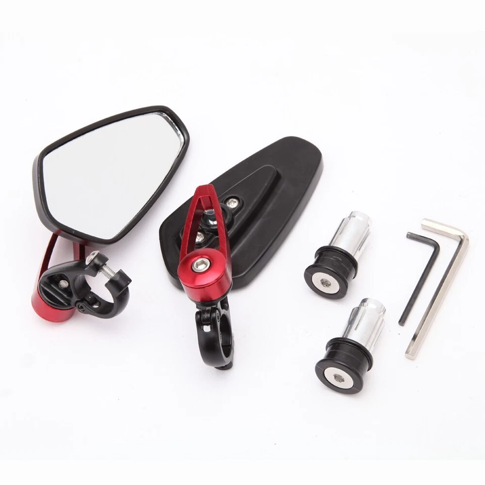 Espejos retrovisores de extremo de manillar de motocicleta de 7/8" para Triumph Tiger 1050 800/Thruxton 1200 Foto 4 de 4